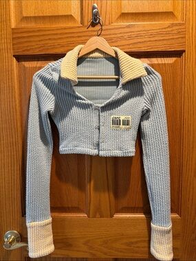 CS Fight Club Women’s Light Blue Sweater Sz XS
